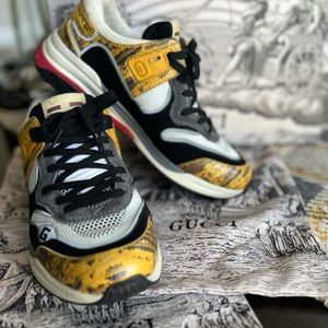 Gucci Ultrapace Ace Snakeskin Sneakers (Unisex)